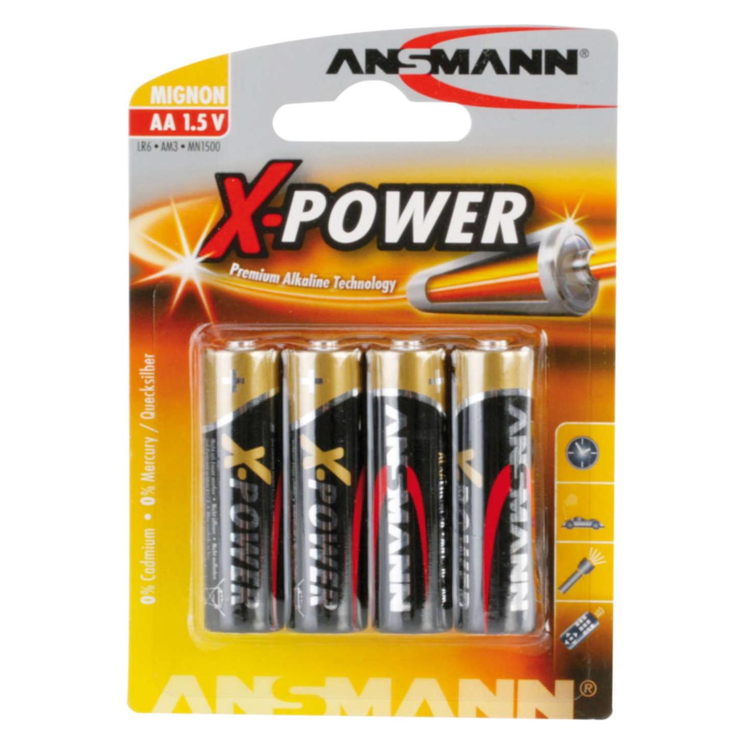 Ansmann X-Power (4 Stk., AA, 3000 mAh) (5015663)