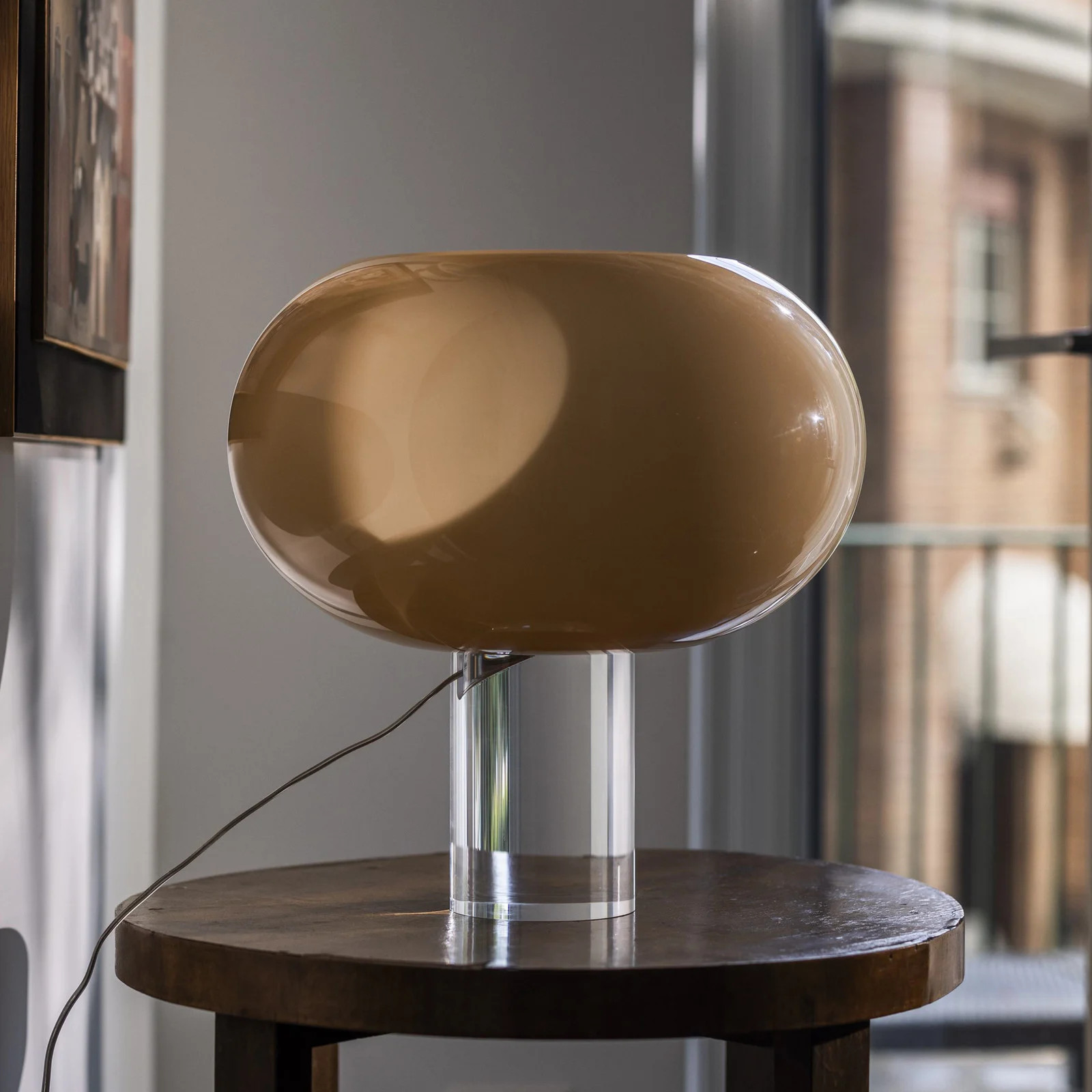 Foscarini Buds 2 Taffellamp Pale Roos - Designer Tafellamp van Glas voor Woonkamer en Slaapkamer