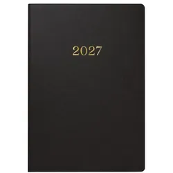 Brunnen Taschenkalender Wochenkalender »Black 2027« A7 rot