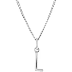 trendor 15210-L Damen-Kette mit Buchstabe L Anhänger Silber 925, 40 cm