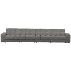Sofa Date 4-Sitzer mit Cordbezug, klassisch, Terrazzo Dunkelgrau, weich gepolstert