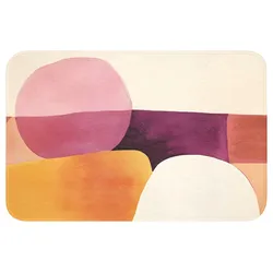 BADEMATTE Formen - Abstrakt - Farbenfroh 60x40 cm