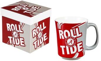 Evergreen University of Alabama, 14 oz Ceramic Coffee Mug w/ Gift Box