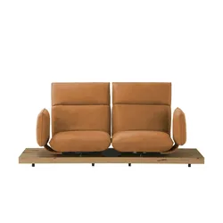 KOINOR Sofa 2-sitzig  Experio ¦ orange ¦ Maße (cm): B: 252