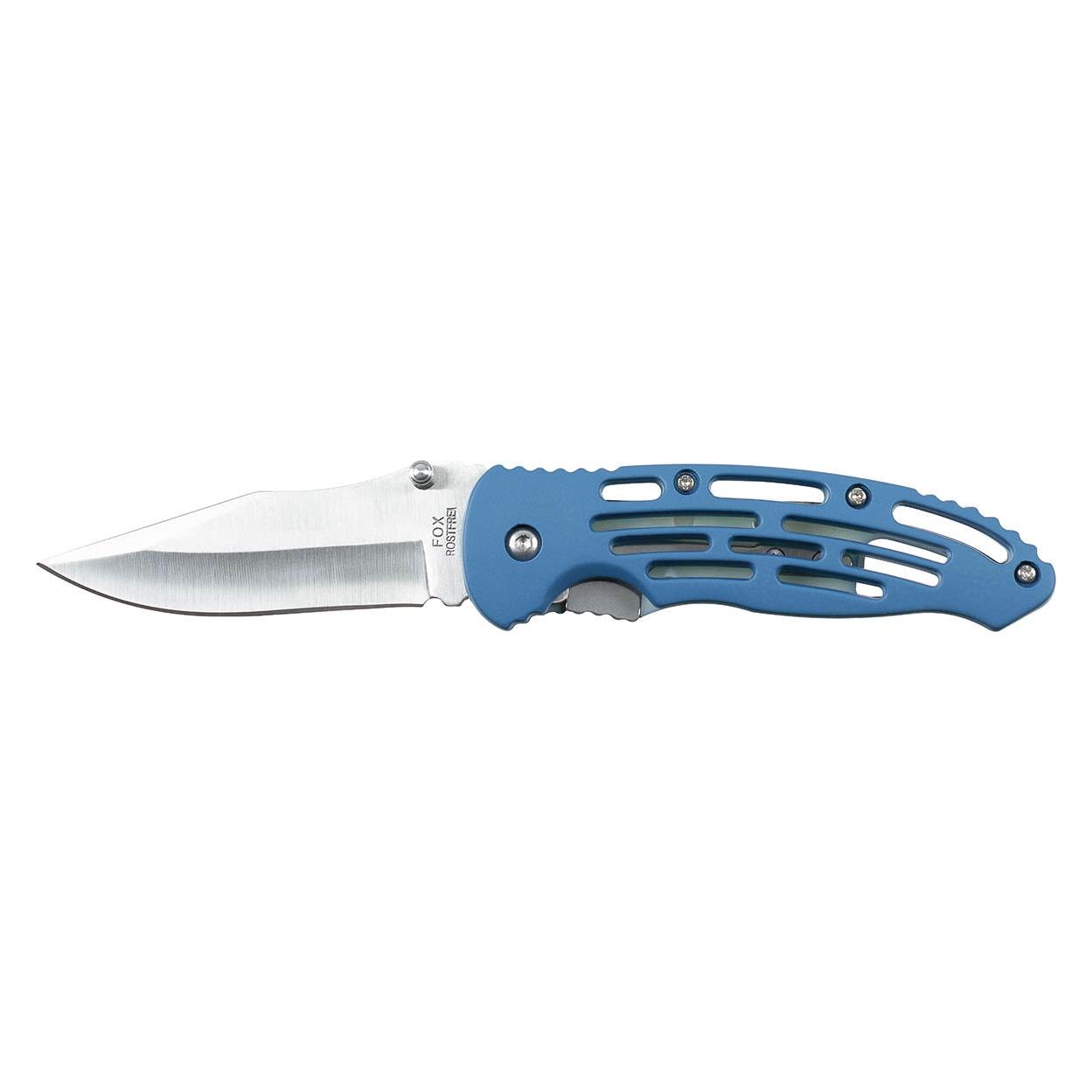Fox Klappmesser, Einhand, blau (45761)