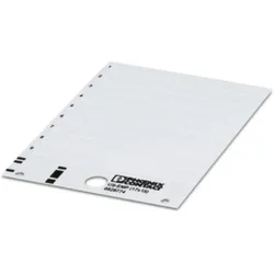 Phoenix Contact Phoenix 0830297 - Terminal block markers - Weiss - -30 - 80 °C - 70 mm - 15 mm -, Leinwand, Weiss