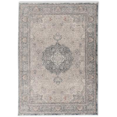 Teppich ASTRA "Tropea 243", blau, B:133cm H:6mm L:190cm, Kunstfaser, Teppiche, Teppich, Kurzflor, leichter Glanz, Vintage, Wohnzimmer, Orient