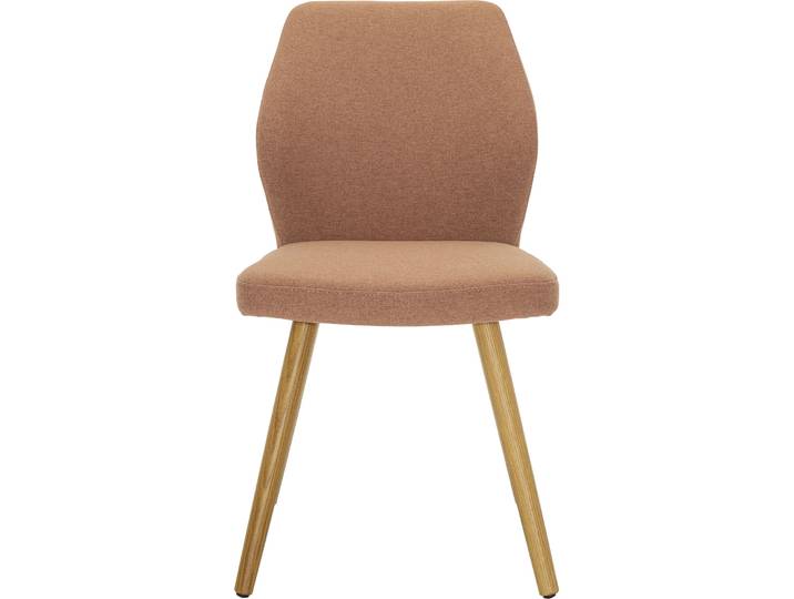 Stuhl Elonie pink Stoff/Eiche