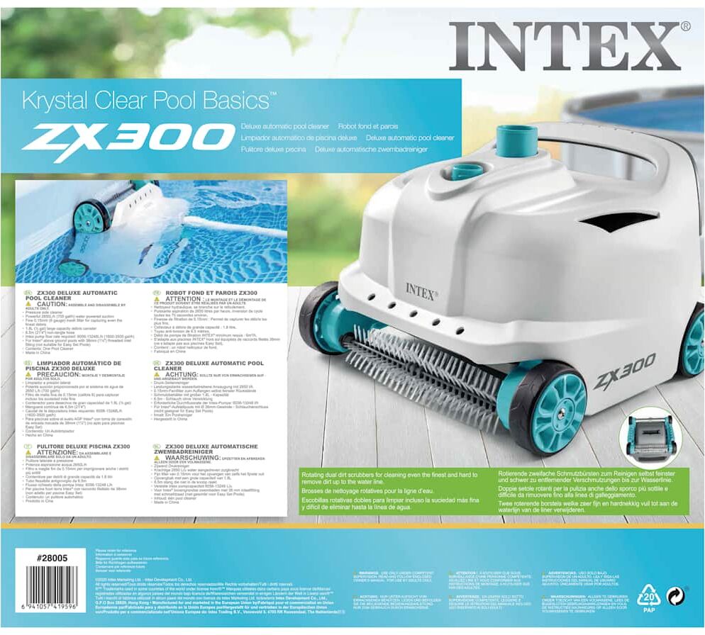 INTEX Nettoyeur automatique de piscine ZX300 Deluxe
