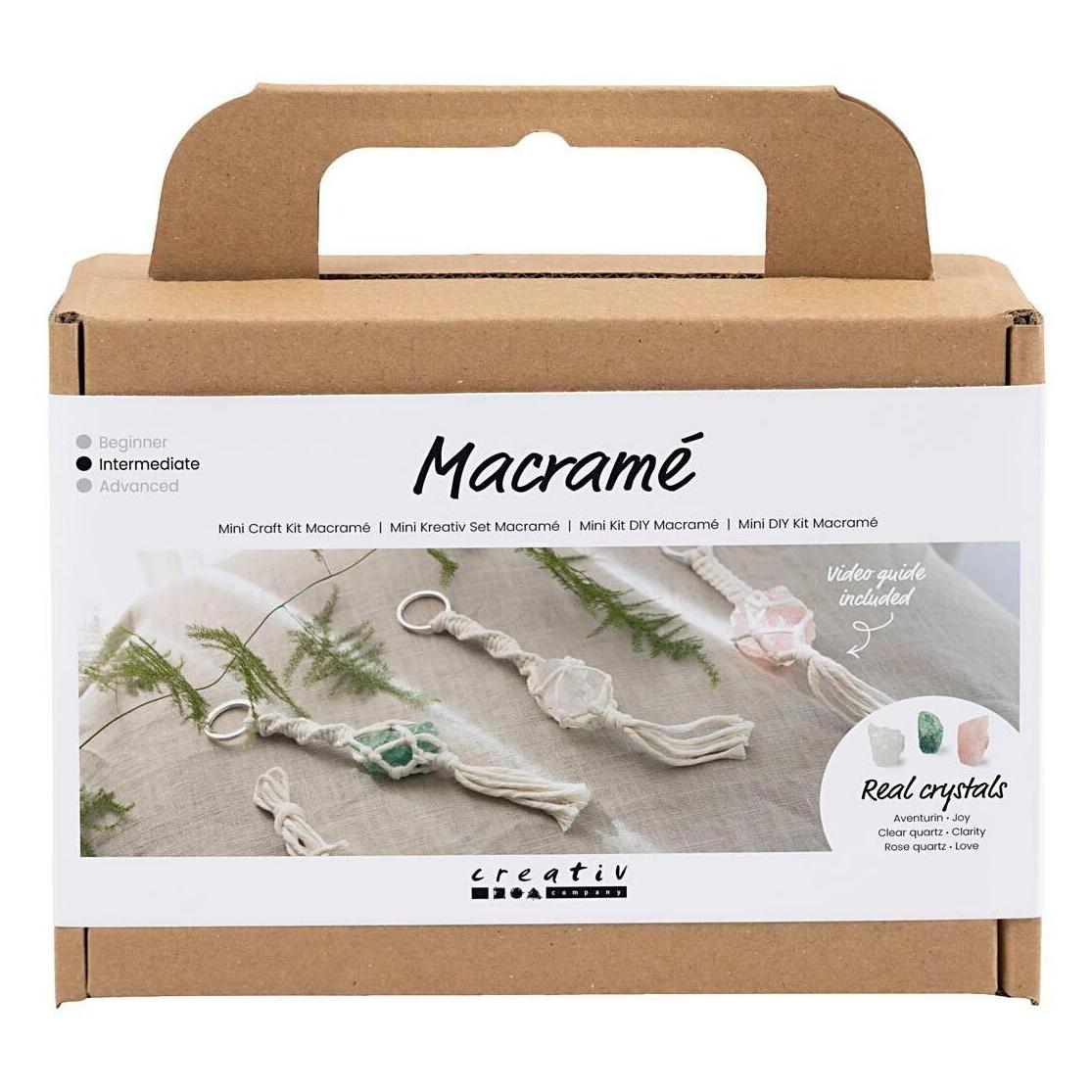 Creativ Company Mini Craft Kit - Macramé - Key Rings (977727) (977727)