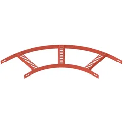 OBO 7098529 Bogen 90° mit Trapez-Sprosse B206mm, St, SG