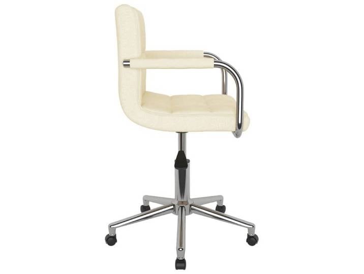 Luxueux Chaise pivotante de salle à manger - GKK - Crème Tissu - Confort ergonomique @1969