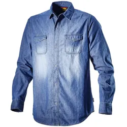 Jeanshemd "DENIM" - 3XL (DE size: XXL) - Blau