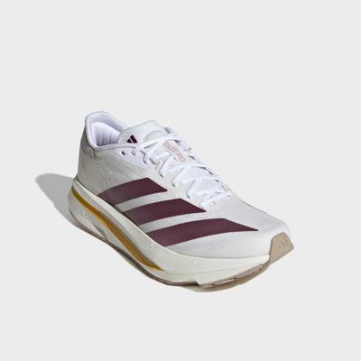 Laufschuh ADIDAS PERFORMANCE "ADIZERO SL2", Damen, Gr. 39, rot (cloud weiß, maroon, dual lila), Textil, Schuhe Laufschuh, mit Lightstrike-Sohle