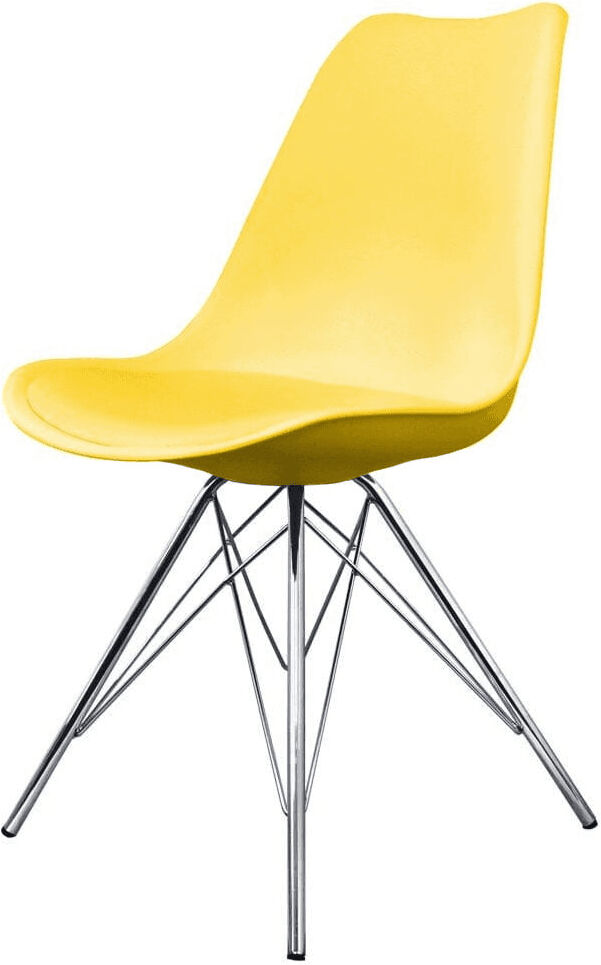 George Oliver Topeka 45 cm H Side Chair Yellow 82cm H X 49cm W X 45cm D