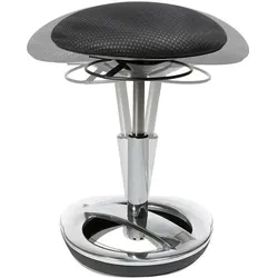 Topstar, Bürostuhl, Sitness Bob Poliert/Schwarz (44 - 57 cm)
