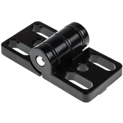RS PRO, Scharnier, Metal Hinge, 40x80mm, slot 8, black