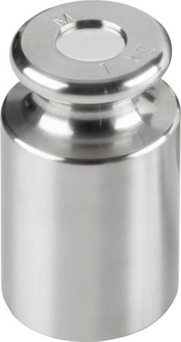 Kern Prüfgewicht 357-11, OIML-Klasse M2, Nennwert 1 kg, Knopf, Edelstahl feingedreht (OIML)