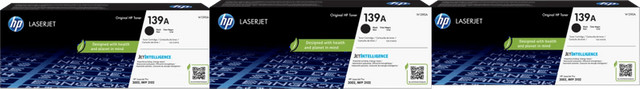 HP 139A Toner Zwart Triple Pack