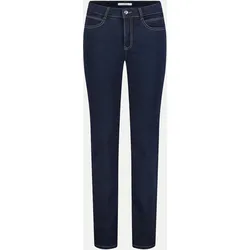 Straight Fit Jeans mit Label-Patch Blau 44/30