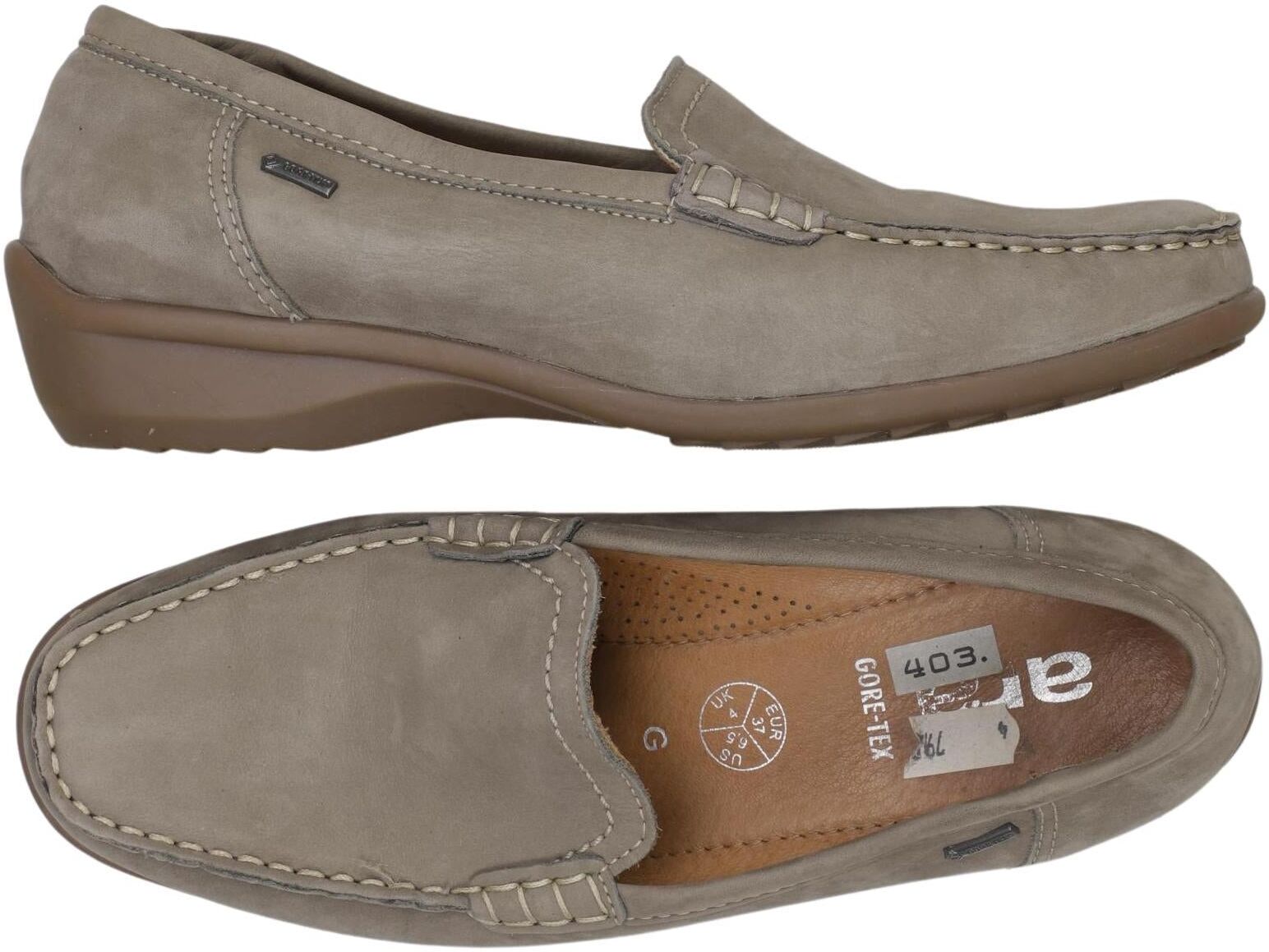 Ara Damen Halbschuh, Beige, Gr. EU 37, Leder - Second Hand