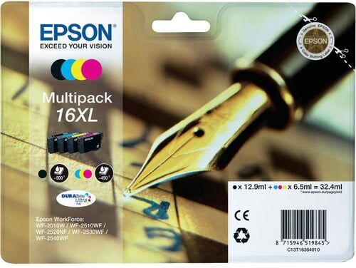 Epson 16 (T1636) XL pack tinteiros