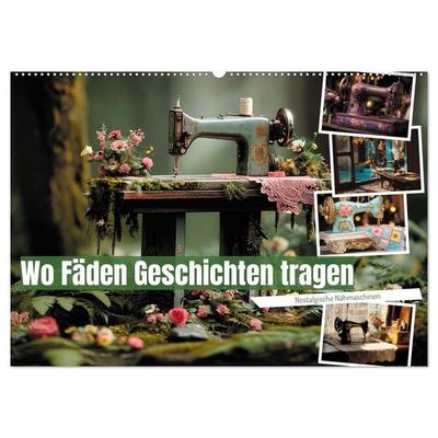 Wo Fäden Geschichten tragen (Wandkalender 2027 DIN A2 quer), CALVENDO Monatskalender