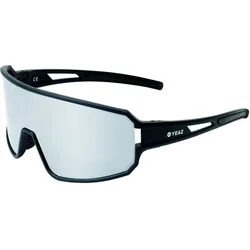 YEAZ Sport-Sonnenbrille Black/Silver Mirror SUNWAVE