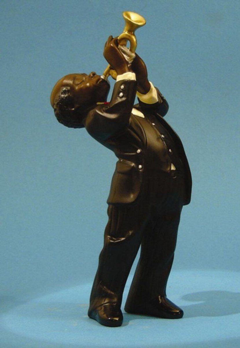 Parastone All that Jazz Beeldje van een trompetterende soul zanger - 17 cm