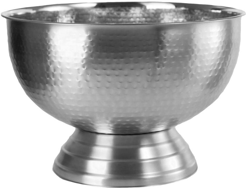 Rosdorf Park Ankara Handmade Stainless Steel Metal Decorative Bowl - Set of Silver