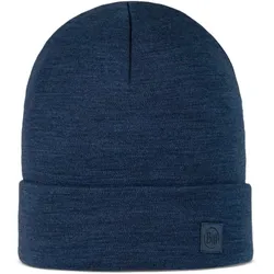 BUFF Heavyweight Merinowolle Mütze 779 - solid night blue