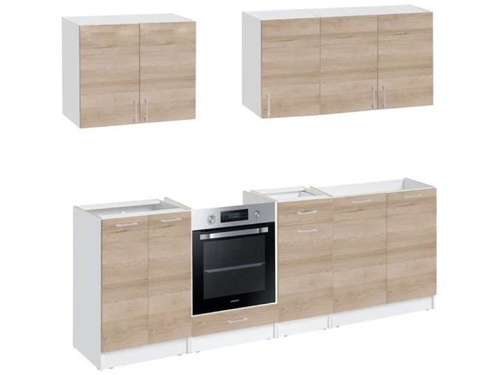 Cuisine complète ECO Chene Naturel 240 cm - Cuisineandcie