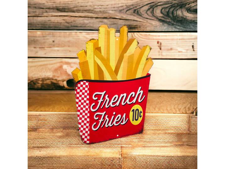 Plaque publicitaire French Fries