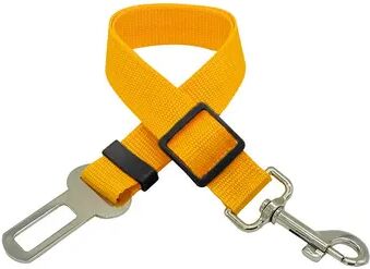 Quick Pick Pro SecureRide Dog Car Seat Belt Adjustable Pet Seat Belt Safety Leash For Safe Travel yellow