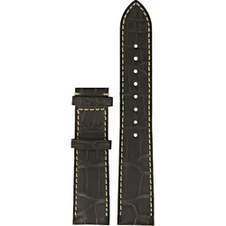 Certina - Leder Gold Sport Alligator Lederband Braun 20/18mm, Ohne Schnalle C610011535 - alligator,braun