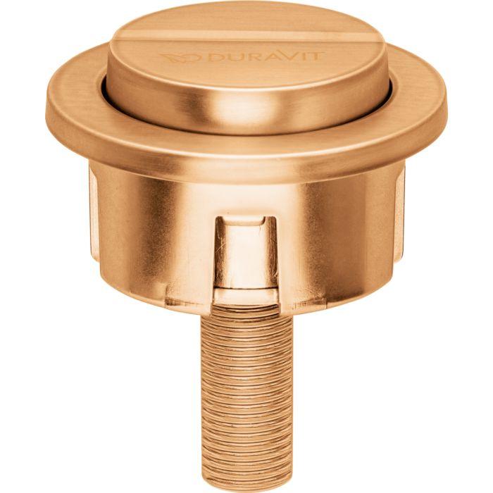 Duravit Drücker Spülkästen 0074610400 135x115 mm, 2-Mengen Spülkasten, Bronze brushed