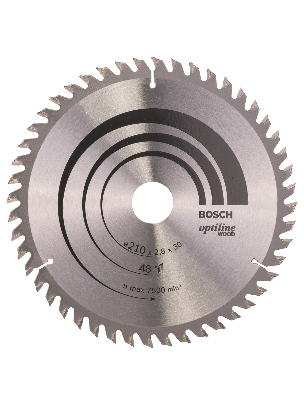 Bosch RUNDSAVKL.OPTILINE 210X2.8X30 MM 48 TDR