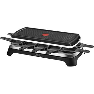 Tefal Raclette-Grill Ambiance, RE 4588, für 10 Personen, 1350 Watt, mit gerillter Grillplatte