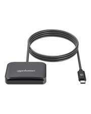 Manhattan USB 2.0 Typ-C Kartenlesegerät Smartcard- microSDXC Extended Capacity SD MicroSDHC (102742)