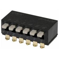 C & K Switches BPA06SBR DIP Switch BPA Series DIP-Schalter Polzahl 6 1 St. Tape on Full reel