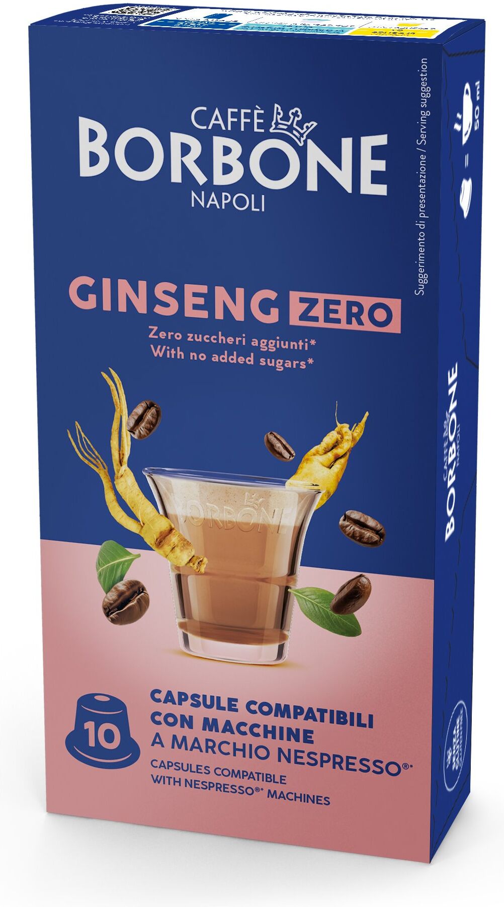Capsule Borbone RESGINSENGZERO10 Ginseng Zero
