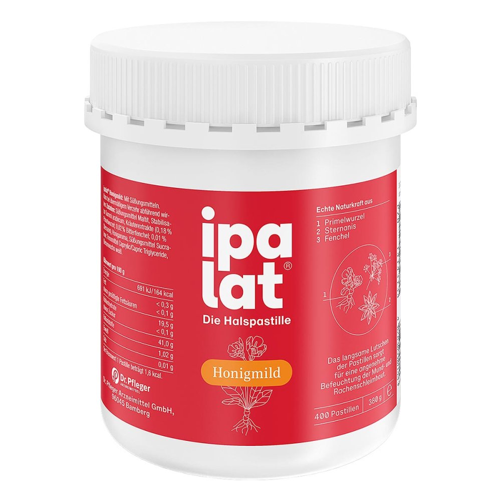 Dr. Pfleger Arzneimittel GmbH Ipalat® Halspastillen Honigmild 14143134