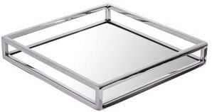 Classic Touch Square Mirror Tray