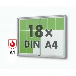 Schaukasten Brandschutz für Schulen 18xA4