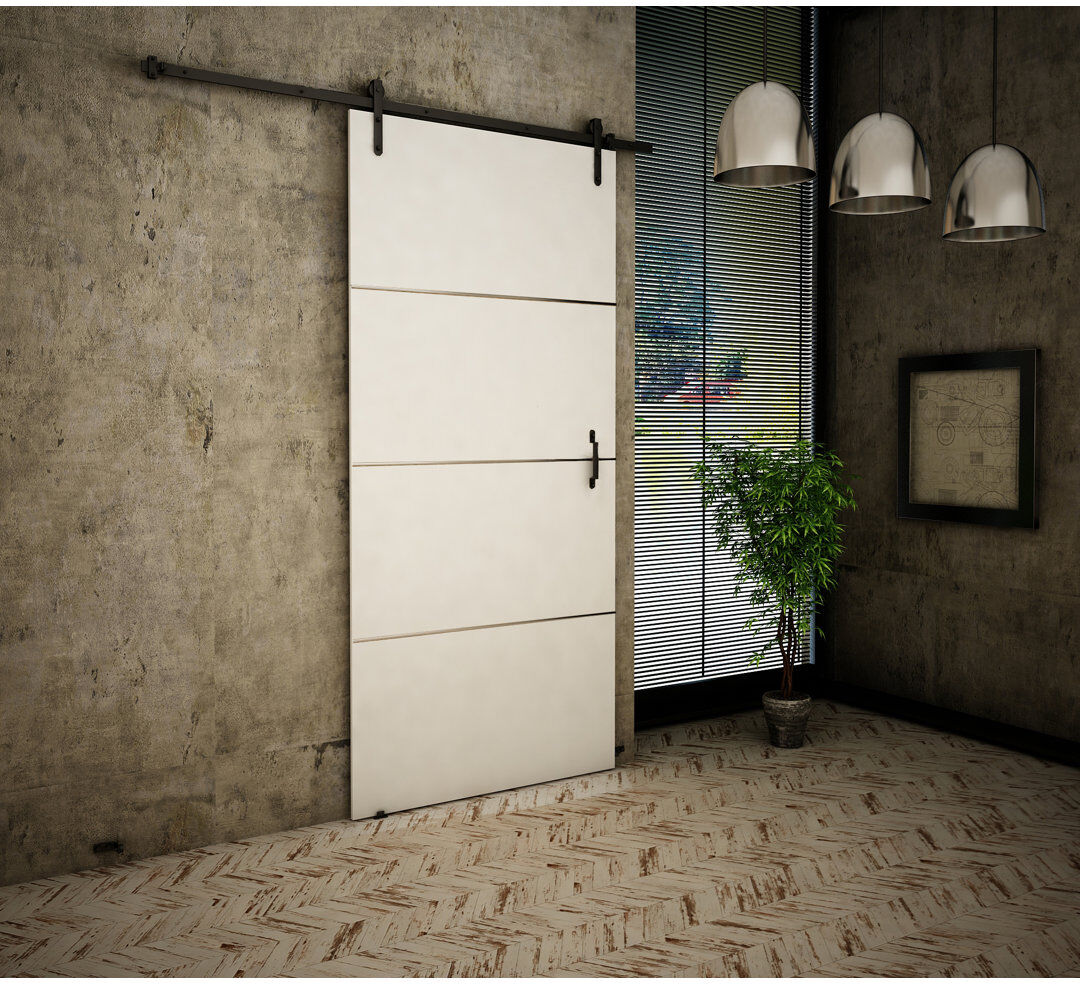 August Grove Door White 86cm x 205cm