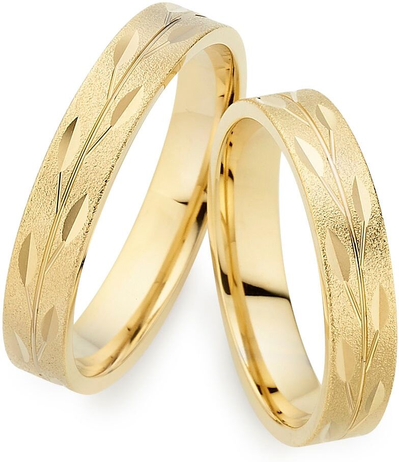 Trauring PHÖNIX "Schmuck" Gr. 67, gold (gelbgoldfarben), Fingerringe, Damen, 67, Gelbgold 333, 4mm, Trauring, Made in Germany