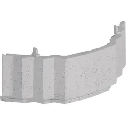 Hager ZAY76777 Frontblende, Ersatzteil, für runde Säulen, Höhe: 1350 mm