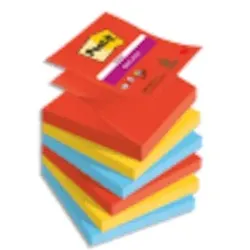 Post-it Haftnotiz Super Sticky 76x76mm 90Blatt 6St. R330-6SS-PLAY