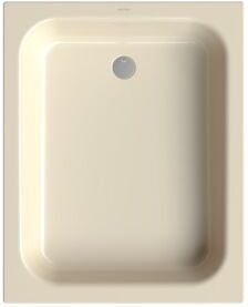 Bette BetteQuinta Duschwanne 5500-001 pergamon, 100x80x15cm