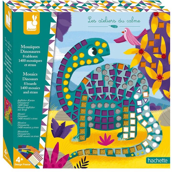 Kit Créatif Mosaïques Dinosaures - Janod